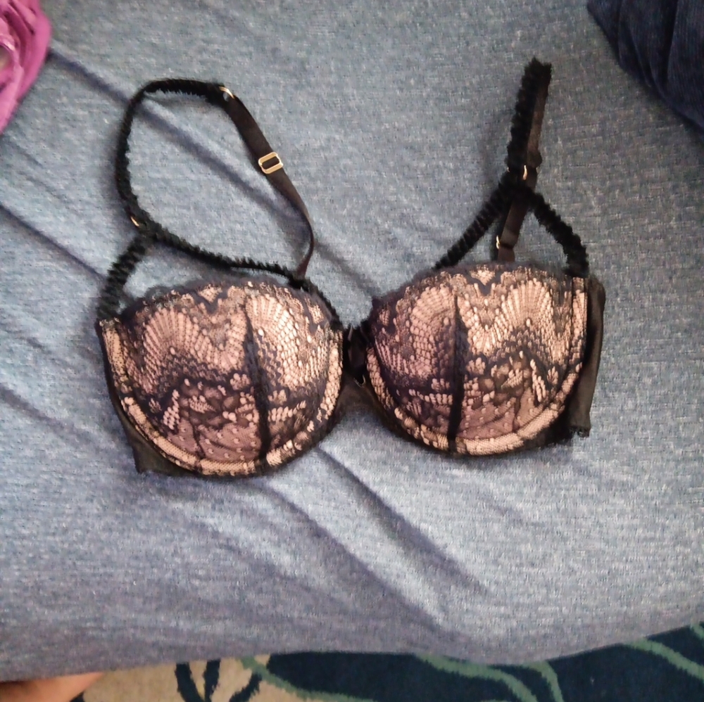 Adore Me Kimmy Push Up Bbra 34D Black
